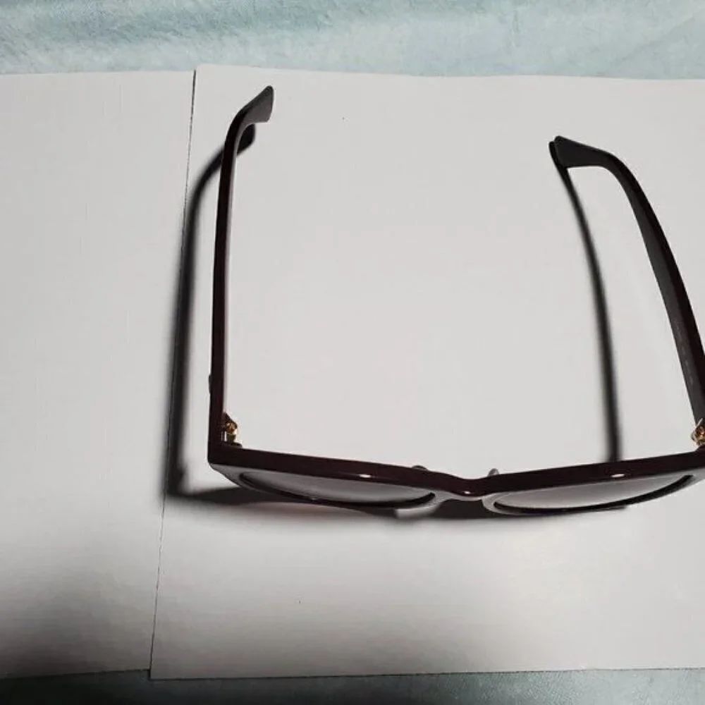 New- Authentic Gucci Brown Injection Molded Sunglasses